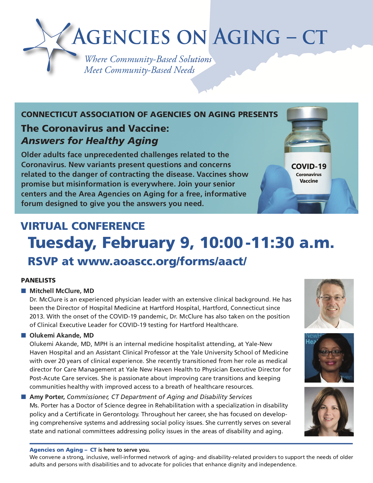 Covid Vaccine Conference Consumer Flyer