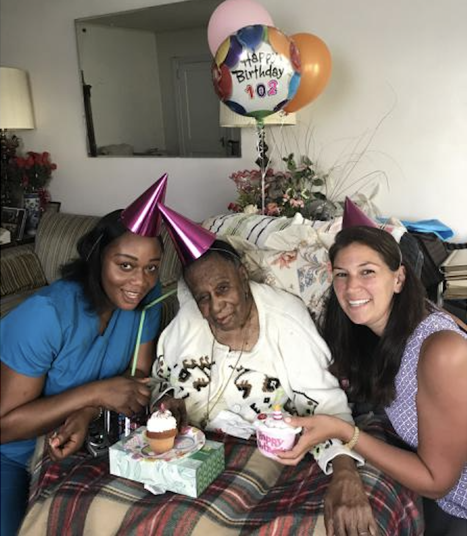 Mamaroneck, NY Resident Celebrates her 102nd Birthday with STEPS Home Care